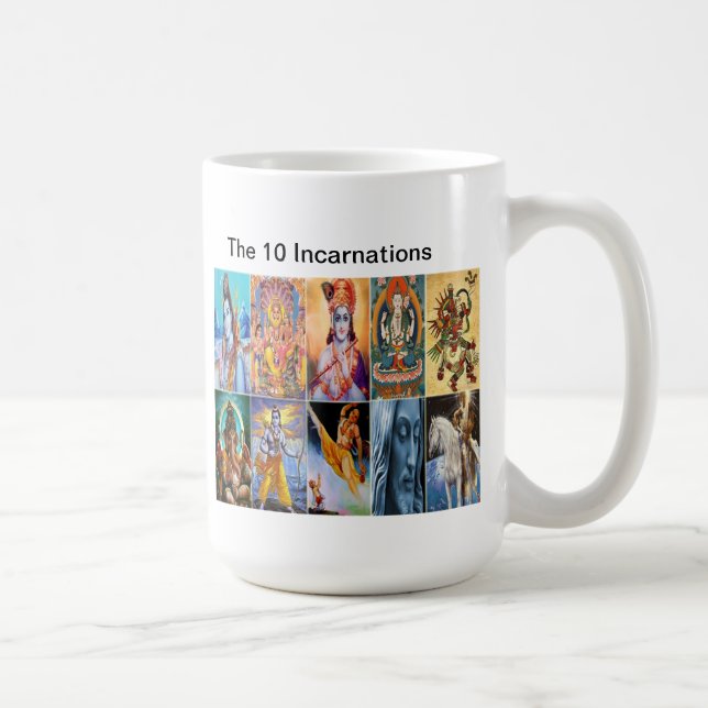 The 10 Incarnations Mug (Right)