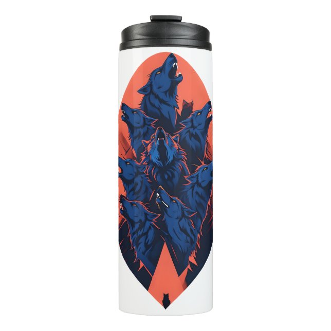 The 10th Wolf Thermal Tumbler (Front)