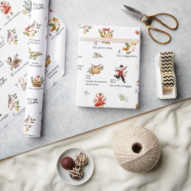 The 12 Days of Christmas | Holiday Wrapping Paper (Crafts)