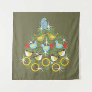 the 12 days of christmas tapestry