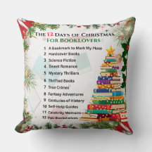 The 12 Days of Christmas Throw Pillow