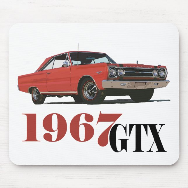 THE 1967 RED GTX MOUSE MAT (Front)