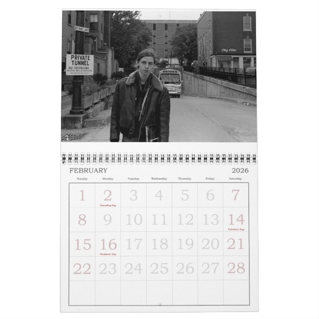 The 1970s in Black and White - 2019 Calendar (Feb 2026)