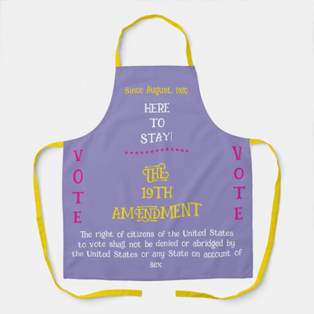 The 19th Amendment Apron (Front)