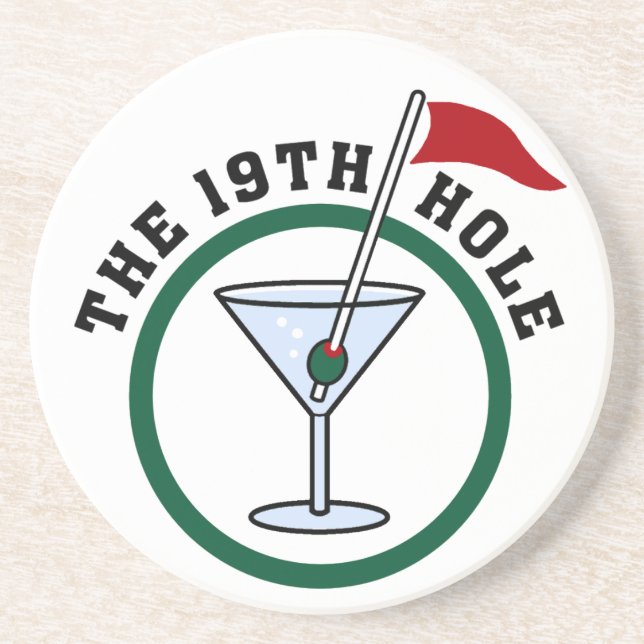 The 19th Hole coasters (Front)