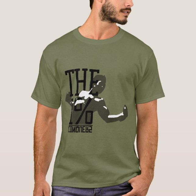 the 1% conquers T-Shirt (Front)