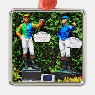 THE 2012 TRAVERS DEAD HEAT METAL TREE DECORATION