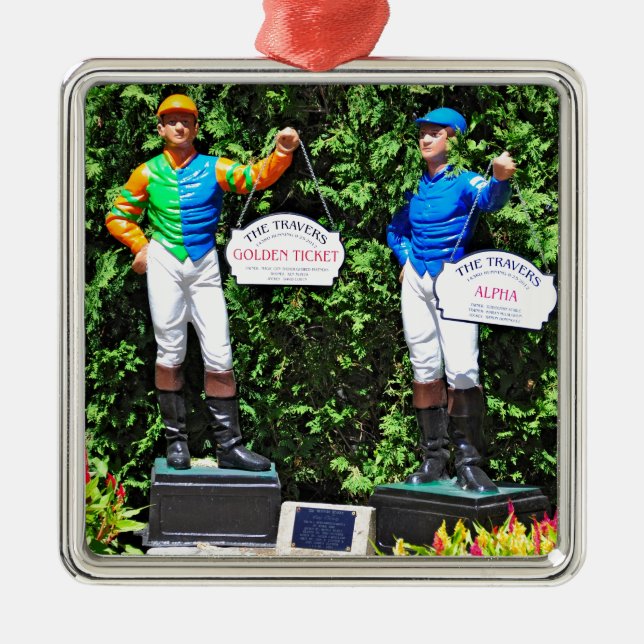 THE 2012 TRAVERS DEAD HEAT METAL TREE DECORATION (Front)