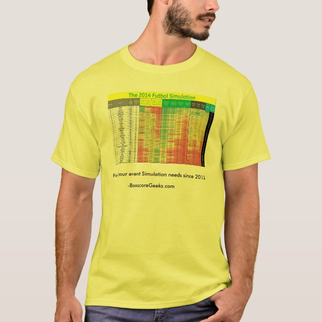 The 2014 Futbol Simulation Shirt (Front)