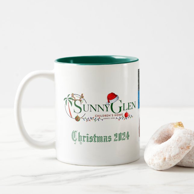 The 2024 Sunny Glen Christmas Mug (small) (With Donut)
