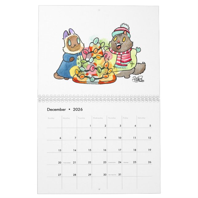 The 2025 Breaking Cat News Calendar (Dec 2026)