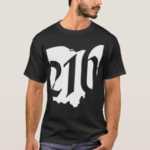 The 216 Represent Cleveland Ohio  T-Shirt