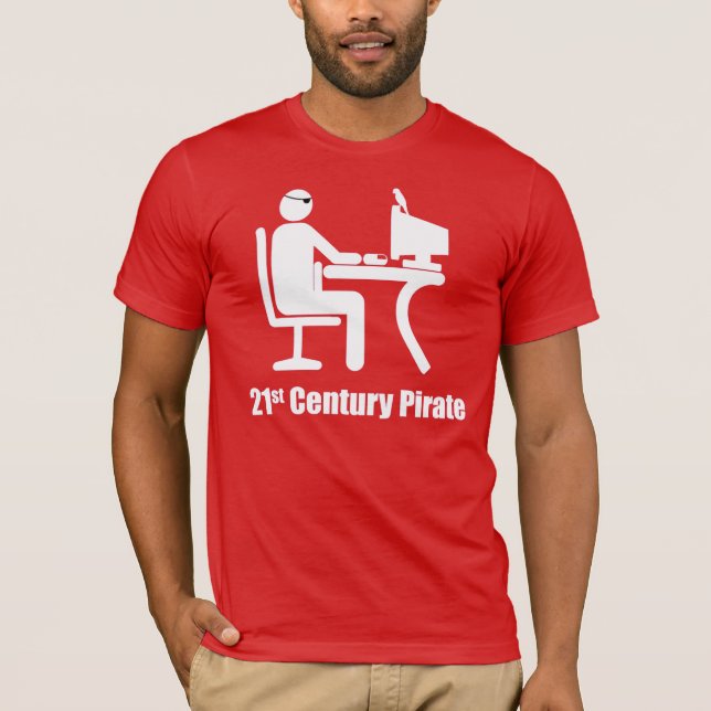 the 21th century pirate T-Shirt (Front)
