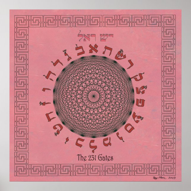 The 231 Gates Rose Poster (Front)