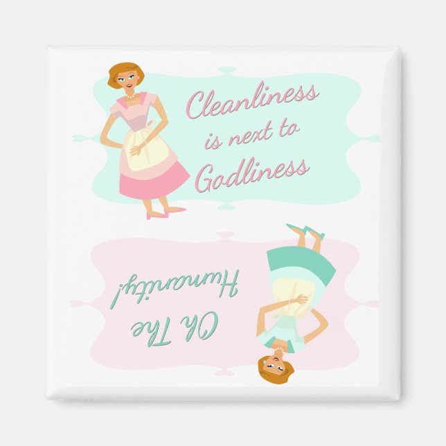 The 2 Extremes of Dishwashing Magnet (Front)