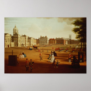 The 2nd Footguards  on Parade at Horse Guards' Poster