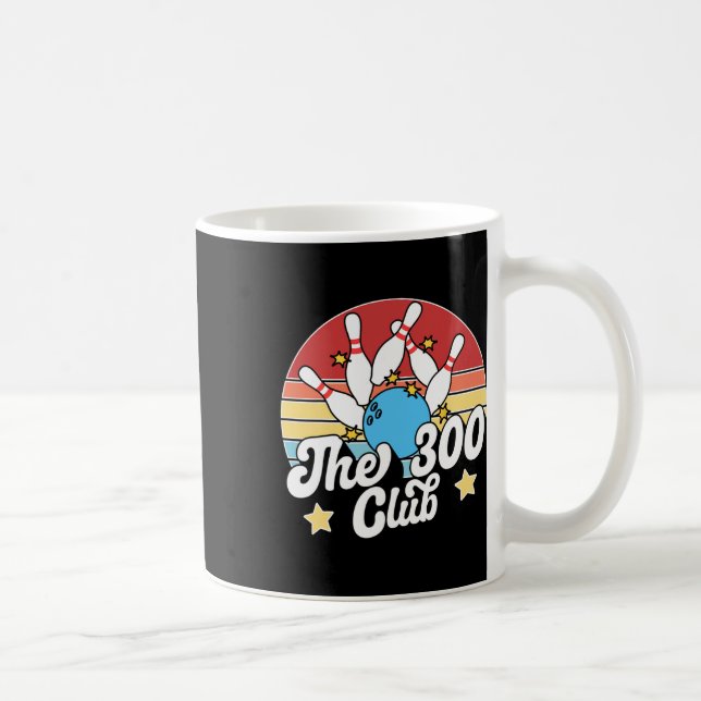 The 300 Club Bowler Funny Bowling  Coffee Mug (Right)