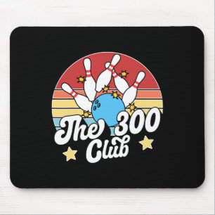 The 300 Club Bowler Funny Bowling Mouse Mat