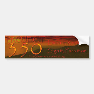 The 350 Project - Bumper Sticker