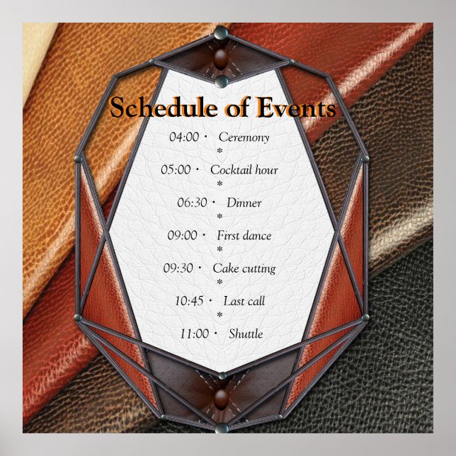 The 3D Leather Academia Decor & Cards (Front)