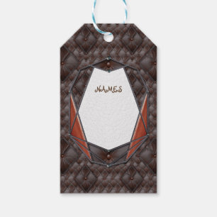 The 3D Leather Academia Decor Gift Tags
