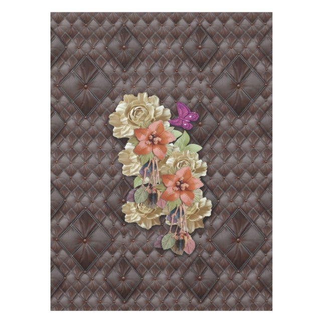 The 3D Leather Academia Decor Tablecloth (Front)