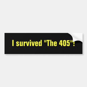 THE 405 bumper sticker