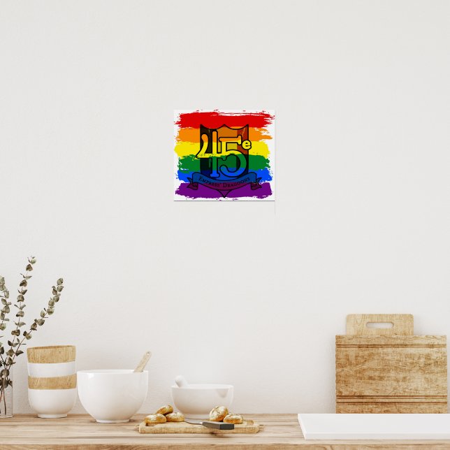"The 45e Does Pride" Poster Summer 2023 (Kitchen)