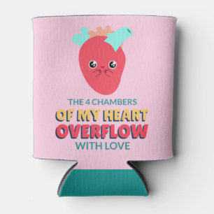The 4 Chambers Of My Heart Beverage Cooler