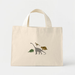 The 4 Dinos Mini Tote Bag