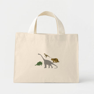 The 4 Dinos Mini Tote Bag