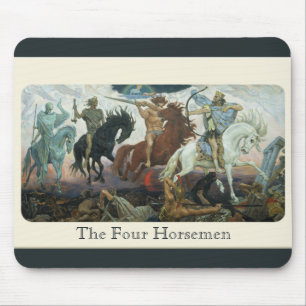 The 4 Horsemen of the Apocalypse Mouse Mat