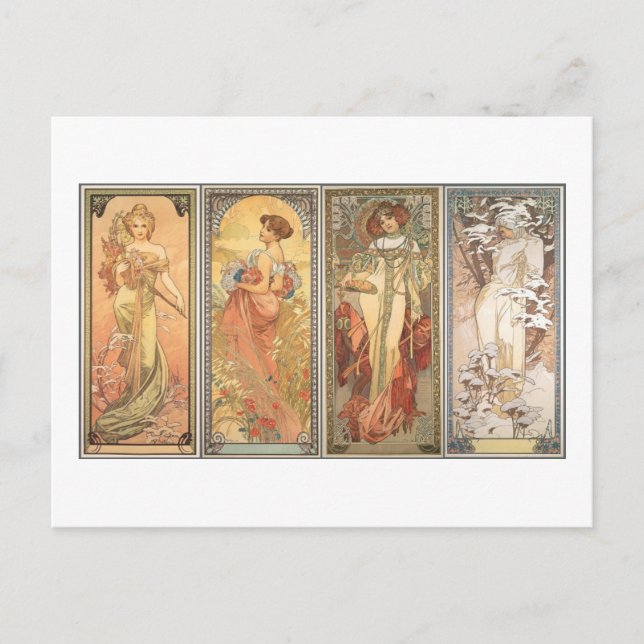 The 4 Season 1900 Postcard (Front)