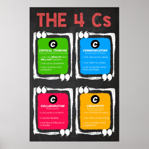The 4Cs Critical Thinking Poster