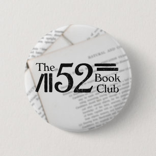 The 52 Book Club 6 Cm Round Badge
