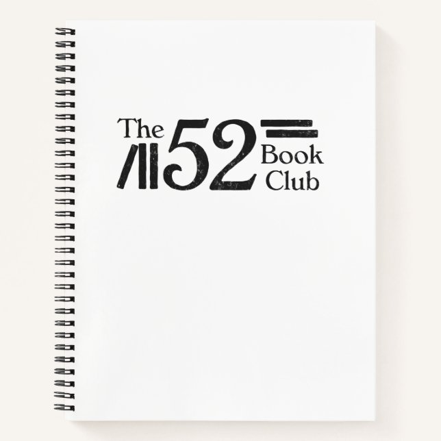 The 52 Book Club Notebook (Front)