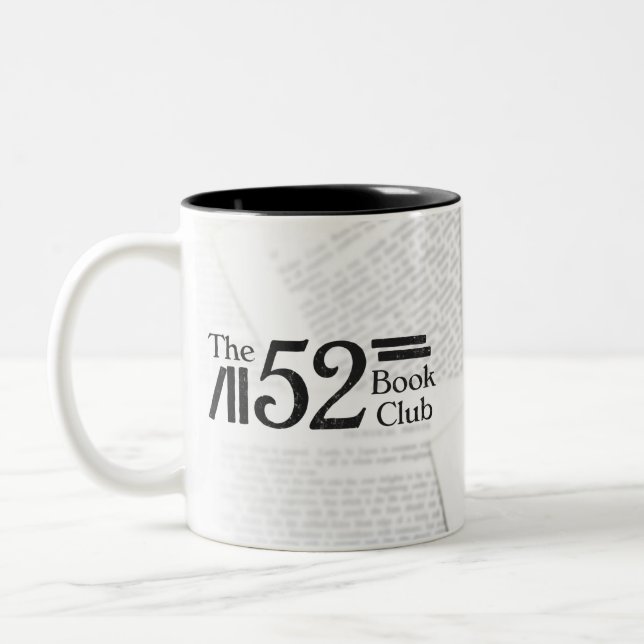 The 52 Book Club Two-Tone Coffee Mug (Left)