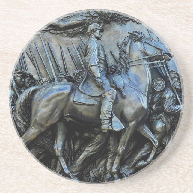 The 54th Massachusetts Volunteer Infantry Regiment Coaster (Front)