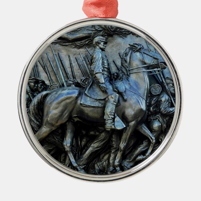 The 54th Massachusetts Volunteer Infantry Regiment Metal Tree Decoration (Front)