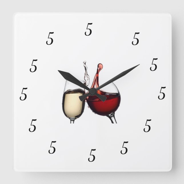 **THE 5:00*** CLOCK THAT REALLY HAS IT "ALL DAY" (Front)