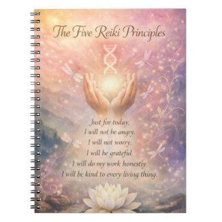 The 5 Reiki Principles Notebook