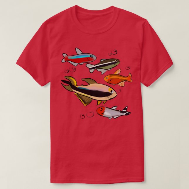 The 5 Tetras T-Shirt (Design Front)