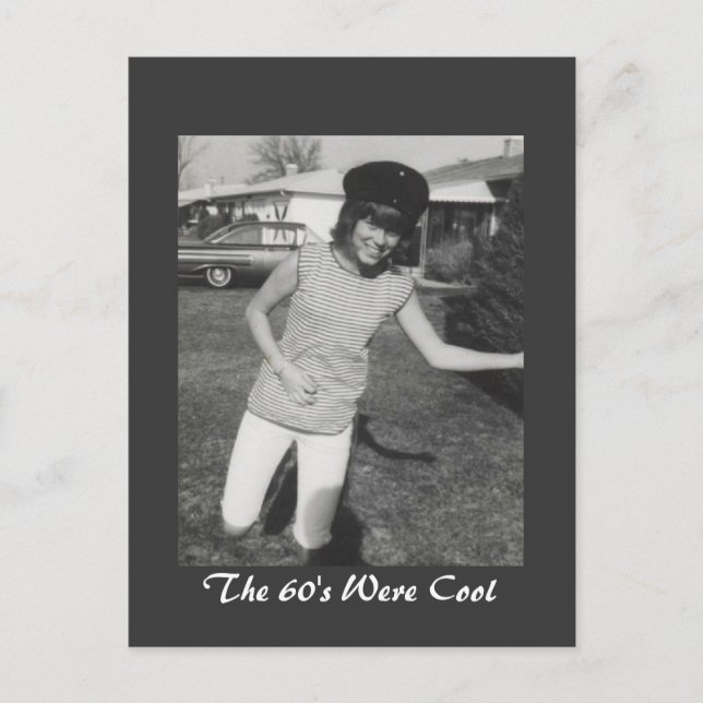 The 60's Were Cool Postcard (Front)