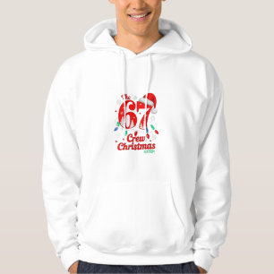 The 67 Christmas Crew Edition Six Seven Brainrot Hoodie