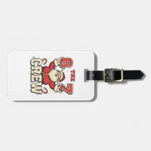 The 6 7 Crew Funny Santa Christmas Meme  Luggage Tag