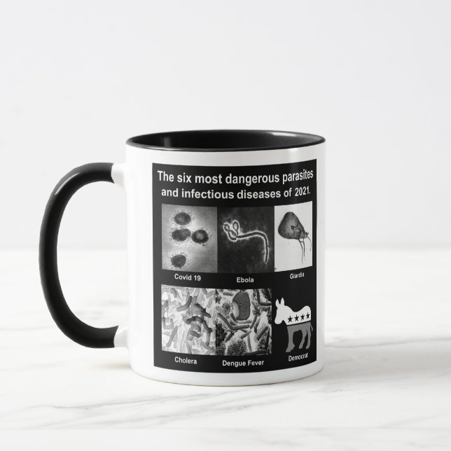 The 6 most dangerous parasites & infectious mug (Left)
