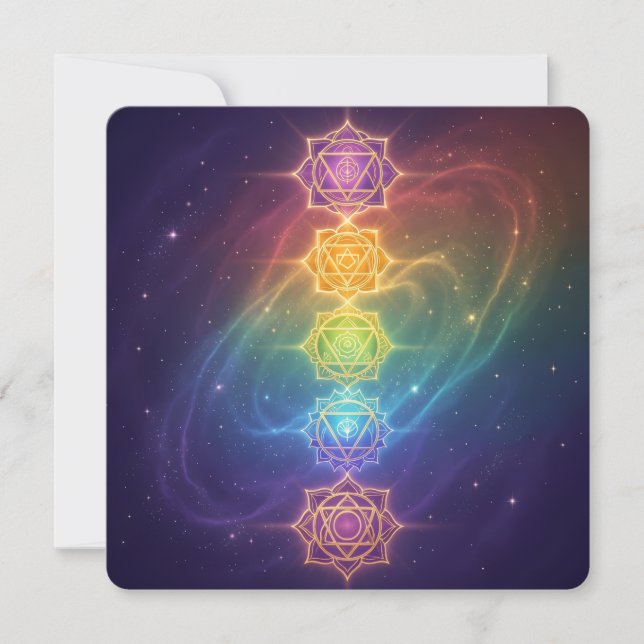 The 7 Chakras'11 Holiday Card (Front)