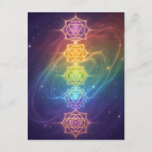 The 7 Chakras'11 Holiday Postcard