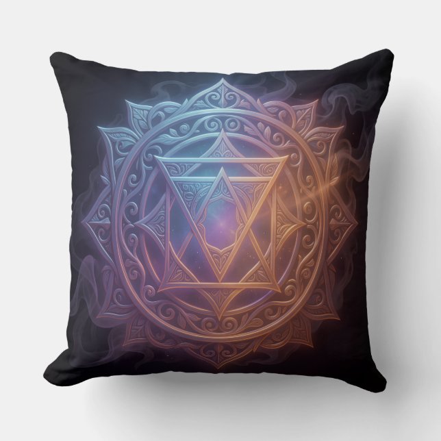 The 7 Chakras'1 Cushion (Front)