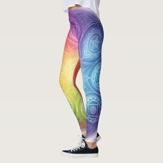 The 7 Chakras'9 Leggings (Left)